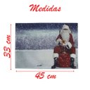 Ver imagem 2 de Jogo Americano Estampa Natalina Papai Noel 4 Peças