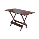 Ver imagem 1 de Mesa Dobrável de Madeira 120x70 Ideal para Bar e Restaurante - Imbuia