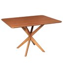 Ver imagem 1 de Mesa de Jantar Yara Retangular Tampo Laminado 140x90:cinamomo