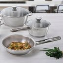 Ver imagem 3 de Frigideira Antiaderente Fundo Triplo Inox 20cm Allegra Tramontina