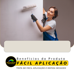 Tinta Látex Econômica Acrílica Base Água para Parede Fosca - 14l - Branco Gelo - 10