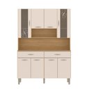 Ver imagem 2 de Armário de Cozinha 8 Portas 2 Gavetas Golden Plus Freijo/soft - Ssx Multicoisas