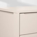 Ver imagem 4 de Cômoda Theo 6 Gavetas com Pés Square Natural - Areia Abra Casa