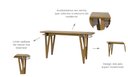 Ver imagem 6 de Aparador de Madeira com Borda de Cobre Prime Wood