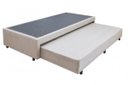 Ver imagem 1 de Cama Box Base Solteiro Com Auxiliar Semi Ortopedica Suede:Areia