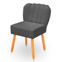 Ver imagem 5 de Kit Cadeira Pétala para Sala de Jantar Confortável e Reforçada Suede