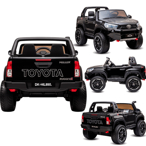 Carro Eletrico Bang Toys Jipetoyota Hilux Preto 12v Controle