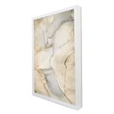 Ver imagem 2 de Quadro Decorativo Abstrato Mármore Luxo em Moldura Caixa Tacolado Moldura Trad 1cm Madeira Escura Co