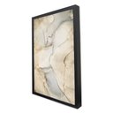 Ver imagem 5 de Quadro Decorativo Abstrato Mármore Luxo em Moldura Caixa Tacolado Moldura Trad 1cm Madeira Escura Co