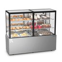 Ver imagem 1 de Vitrine Confeitaria Dupla Quente/Refrigerada Vanguard Top 1,45 Metros Inox CVTQF1450 220V -