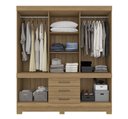 Ver imagem 3 de Guarda Roupa New Murano Casal 10 Portas - Amêndola Touch Demóbile