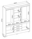 Ver imagem 4 de Guarda Roupa New Murano Casal 10 Portas - Amêndola Touch Demóbile