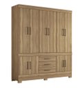 Ver imagem 2 de Guarda Roupa New Murano Casal 10 Portas - Amêndola Touch Demóbile