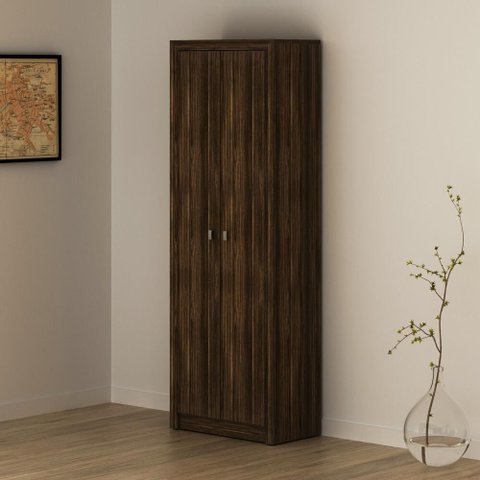 Armário Escritório Com 2 Portas Multimóveis Cr25015 Nogal