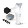 Mini Pistola de Massagem Portátil Renpho com 5 Velocidades e Kit com 4 Peças de Massagem Branco - 2