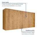 Ver mais imagens de Cozinha Completa Modulada 6 Peças 14 Portas 2 Gavetas Salvador Bege/Cinamomo/Off White