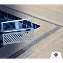 Ver imagem 4 de Ralo Linear para Área Externa Piscina Grelha de Alumínio. 10x50x1 Cm