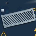 Ver imagem 2 de Ralo Linear para Área Externa Piscina Grelha de Alumínio. 10x50x1 Cm