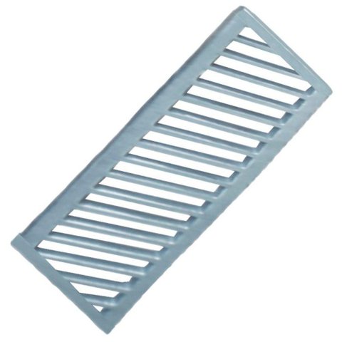 Ralo Linear para Área Externa Piscina Grelha de Alumínio. 10x50x1 Cm