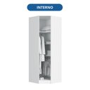 Ver imagem 5 de Guarda-Roupa Canto Oblíquo 1 Porta 100% MDF Requinte+
