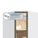 Ver imagem 4 de Guarda-Roupa Canto Oblíquo 1 Porta 100% MDF Requinte+