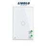 Interruptor Touch Livolo Vidro Temperado 1 Via Botão Dimmer+Remoto - Padrão Brasileiro 4x2 - 2