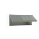 Ver imagem 4 de Armário Aéreo Madesa Lux 80 cm 1 Porta Basculante Branco/Cinza Cor:Branco/Cinza