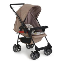 Carrinho Bebê Berço Passeio bebê Milano Preto Panda Galzerano - 1