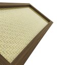 Ver imagem 5 de Bandeja Decorativa Retangular em MDF com Rattan 28x12cm