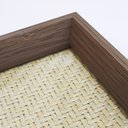 Ver imagem 4 de Bandeja Decorativa Retangular em MDF com Rattan 28x12cm