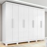 Guarda-Roupa Casal 8 Portas Easy Slim com Pés - 1