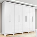 Ver imagem 1 de Guarda-Roupa Casal 8 Portas Easy Slim com Pés