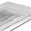 Ver imagem 2 de Kit 6 Espatula Decorativa de Bolo Profissional 6 Modelos Acrilico
