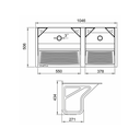Ver imagem 2 de TANQUE DUPLO SUPER 430 4090 104*50 GHEL