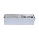 Ver imagem 3 de Calha Úmida Aço Inox Canal Organizador de Sobrepor para Cozinha Profissional 47cm Cozix