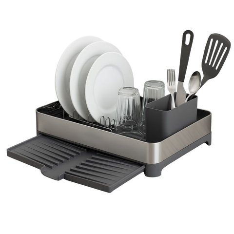 Escorredor de Louca Pratos Bandeja Coletora Inox Tramontina