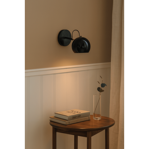 Luminária de Parede Arandela Articulada Jock Preto