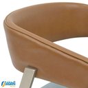 Ver mais imagens de Cadeira Coller Aço Champanhe Encosto Estofado - Datteli Design