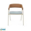 Ver imagem 4 de Cadeira Coller Aço Champanhe Encosto Estofado - Datteli Design