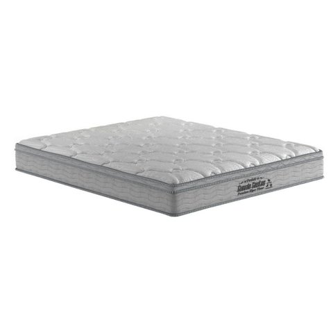 Colchão Queen Espuma D40/20 Guarda Costas Premium Hiper Firme Euro Pillow Gray (158x198x22) -