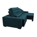 Ver mais imagens de Sofá Retrátil e Reclinável com Molas Ensacadas Cama Inbox Gold 2,32m Tecido Suede Velusoft Petró