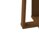 Ver imagem 2 de Mesa Redonda 4 lugares Com Vidro 3mm de 120cm Sem Cadeiras Le Mans Imbuia - Preto - ÉdeCasaMóveis