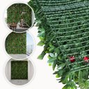 Ver imagem 4 de 2,5m² Composição Parede Verde Artificial Premium 3d Proteção Uv Painel Luxo Permanente