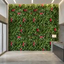 Ver imagem 6 de 2,5m² Composição Parede Verde Artificial Premium 3d Proteção Uv Painel Luxo Permanente