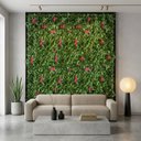 Ver imagem 7 de 2,5m² Composição Parede Verde Artificial Premium 3d Proteção Uv Painel Luxo Permanente