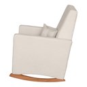 Ver imagem 6 de Poltrona de Amamentação e Descanso Anne com Base Balanço e Puff Bouclé Off White - Desk Design