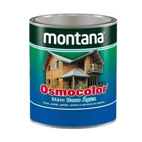 Osmocolor Stain Base Agua Castanho 900ml Montana Madeira Protetor Acabamento
