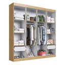 Ver imagem 6 de Guarda Roupa Roupeiro com 4 Portas e 2 Gavetas Provençal Europa 0557 Genialflex