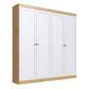 Ver imagem 5 de Guarda Roupa Roupeiro com 4 Portas e 2 Gavetas Provençal Europa 0557 Genialflex