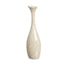 Ver imagem 3 de Vaso de Cerâmica Bege para Decoração de Sala Vanguard Petra 40,5x12x7 cm